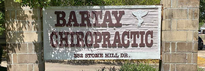 Chiropractic Brenham TX Bartay Chiropractic Sign